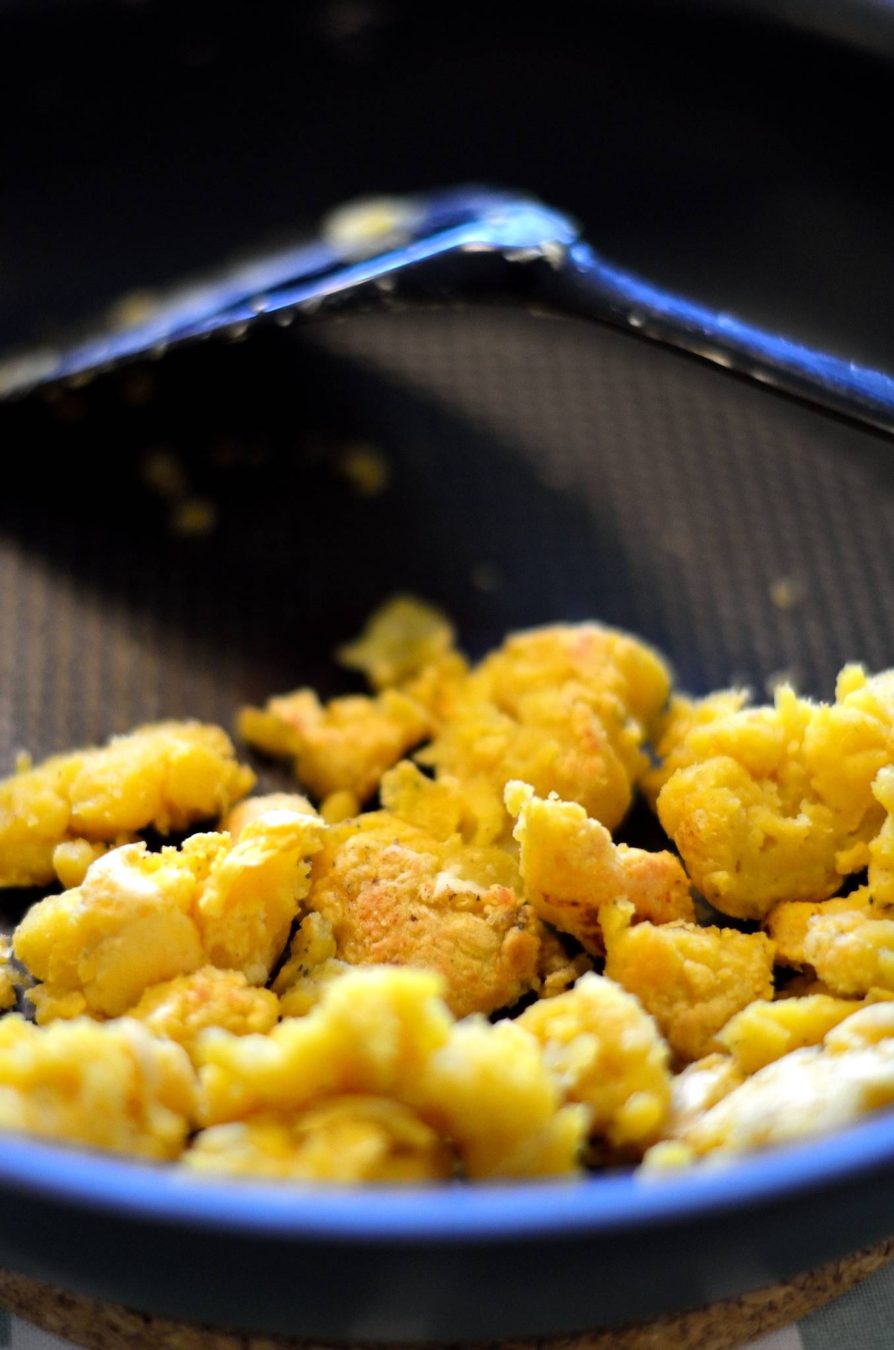 Vegansk røræg uden tofu