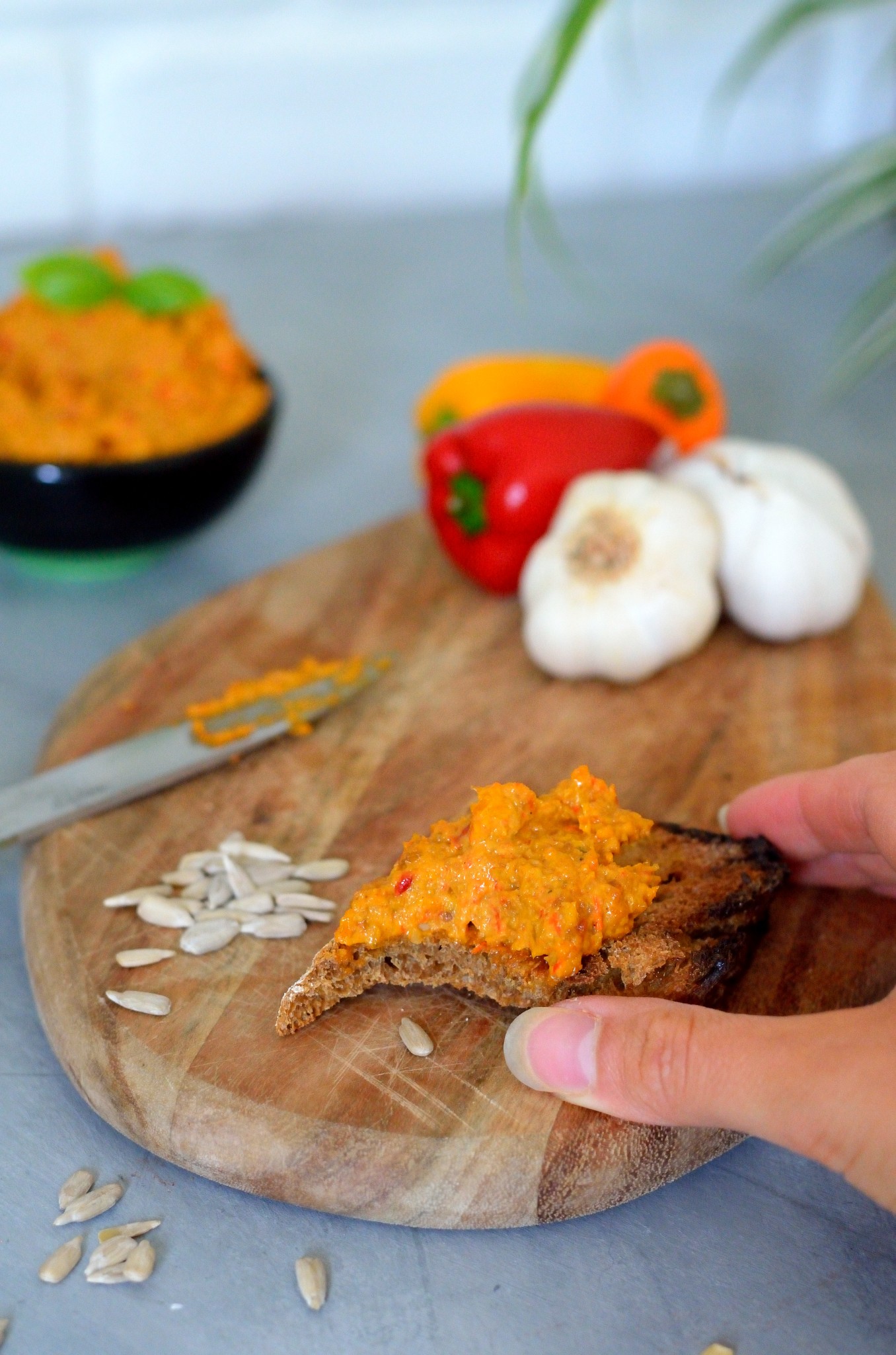 Opskrift på Peperonata - dip af ovnbagte peberfrugter