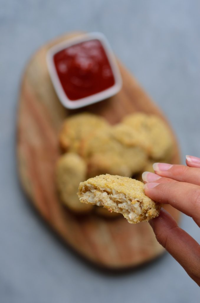 NO Chicken Nuggets (vegansk, glutenfri og børnevenlig) opskrift