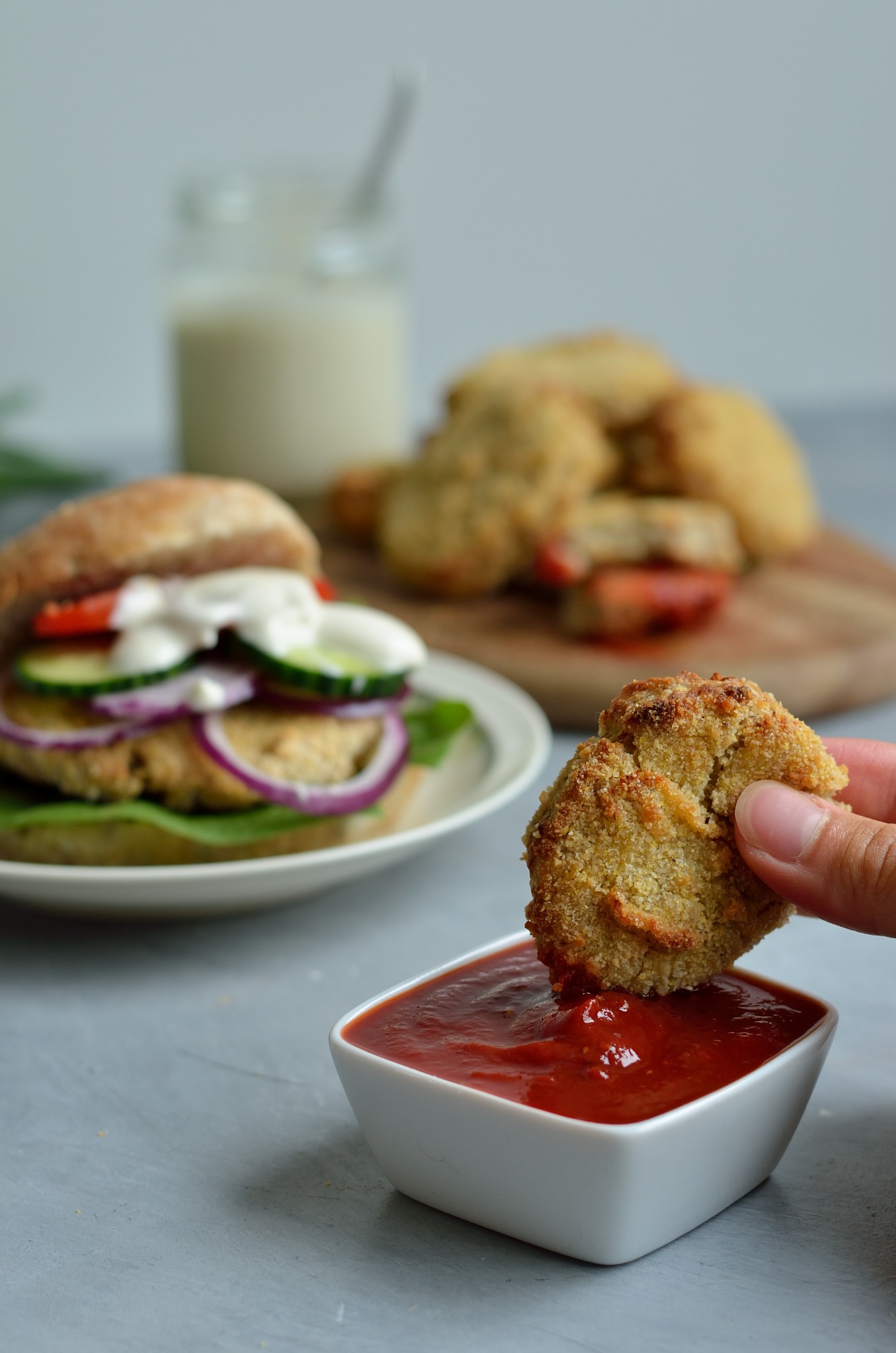 NO Chicken Nuggets (vegansk, glutenfri og børnevenlig) opskrift